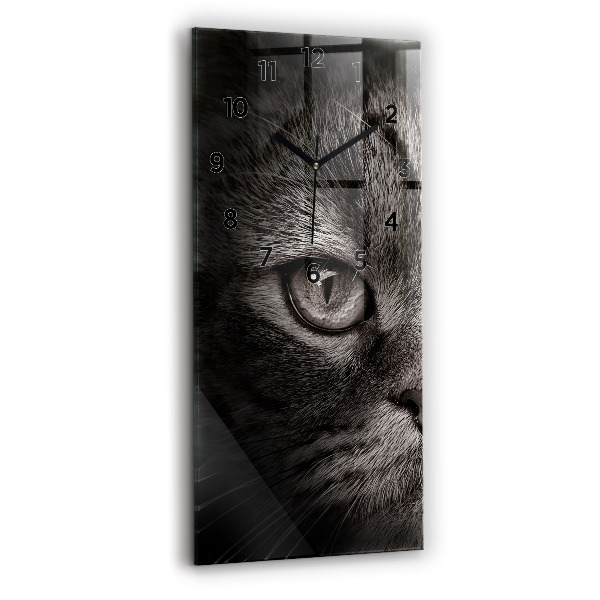 Horloge rectangulaire verticale Chien et chat Scottish Fold