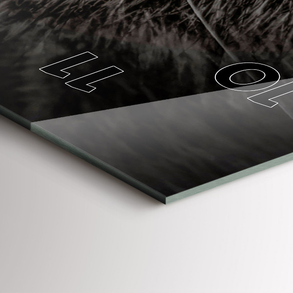 Horloge rectangulaire verticale Chien et chat Scottish Fold