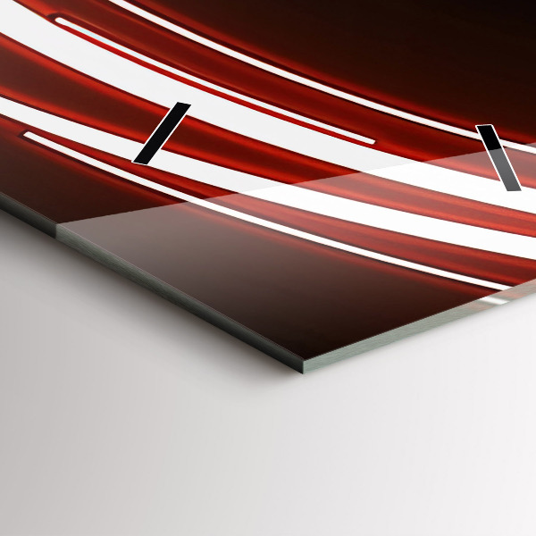 Horloge murale verticale Chat aux yeux rouges