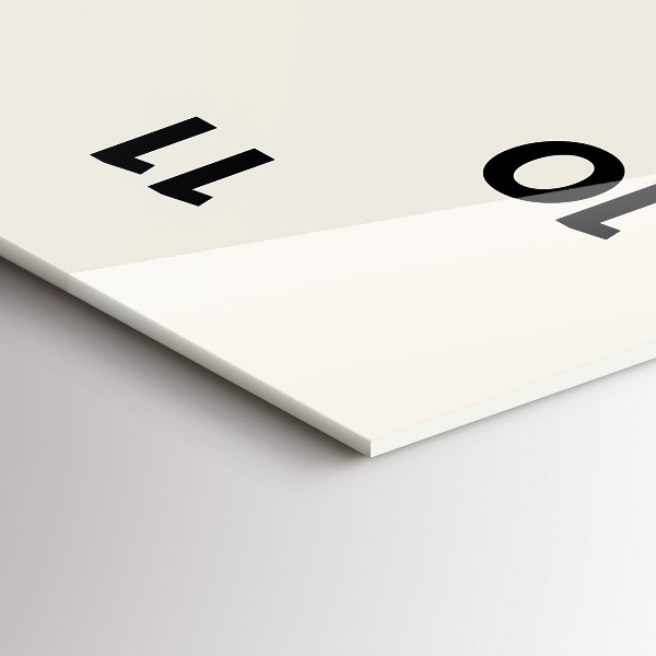 Horloge murale verticale Phases de la lune