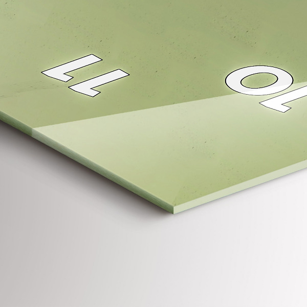 Horloge rectangulaire verticale Orignal graphique