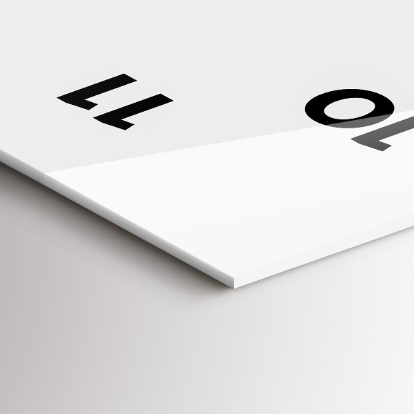 Horloge rectangulaire verticale Ours de dessin animé