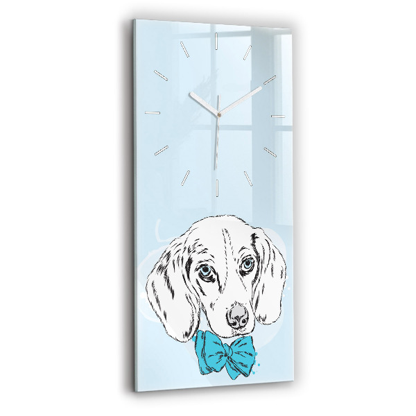 Horloge murale verticale Chiot