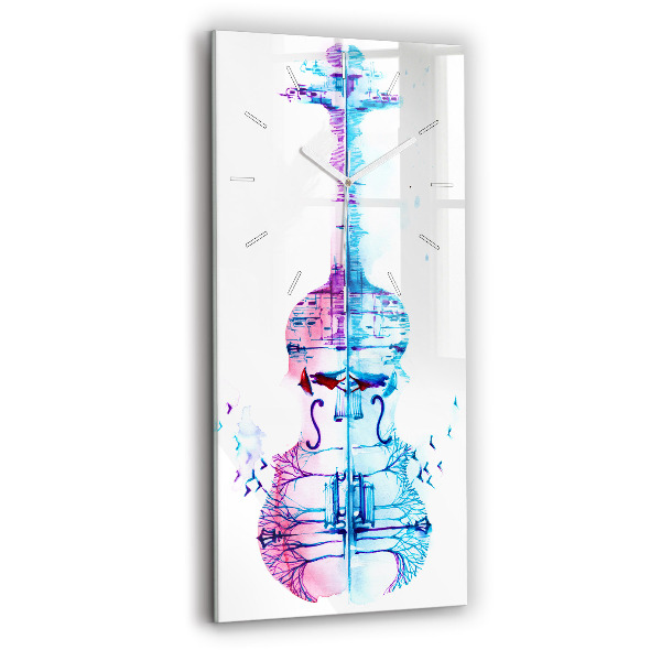 Horloge rectangulaire verticale Lac du parc Cello