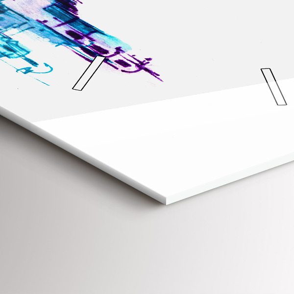 Horloge rectangulaire verticale Lac du parc Cello