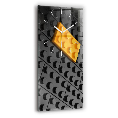 Horloge rectangulaire verticale Blocs de jouets