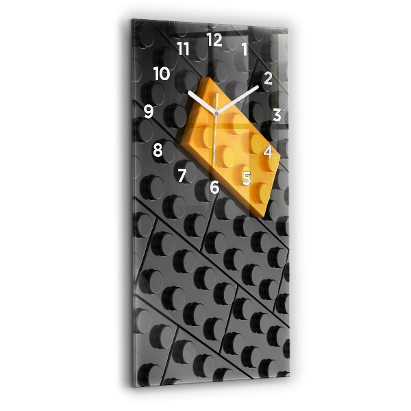 Horloge rectangulaire verticale Blocs de jouets