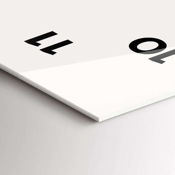 Horloge rectangulaire verticale Jazz à New York