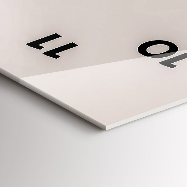 Horloge rectangulaire verticale Oiseau de prédation