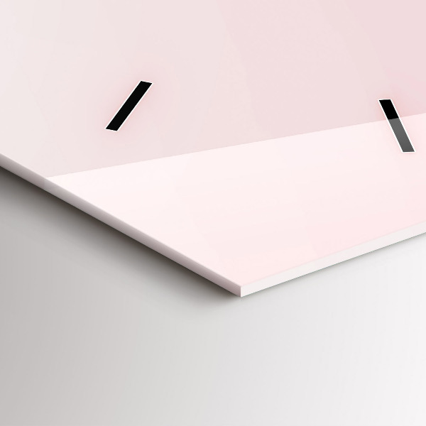 Horloge rectangulaire verticale 'L''inscription Aimez-vous'