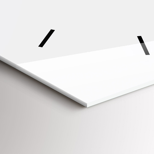 Horloge rectangulaire verticale 'L''inscription Sois toi-même'