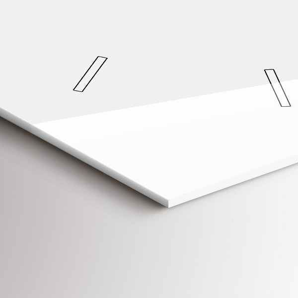 Horloge rectangulaire verticale 'L''inscription Sois toi-même'