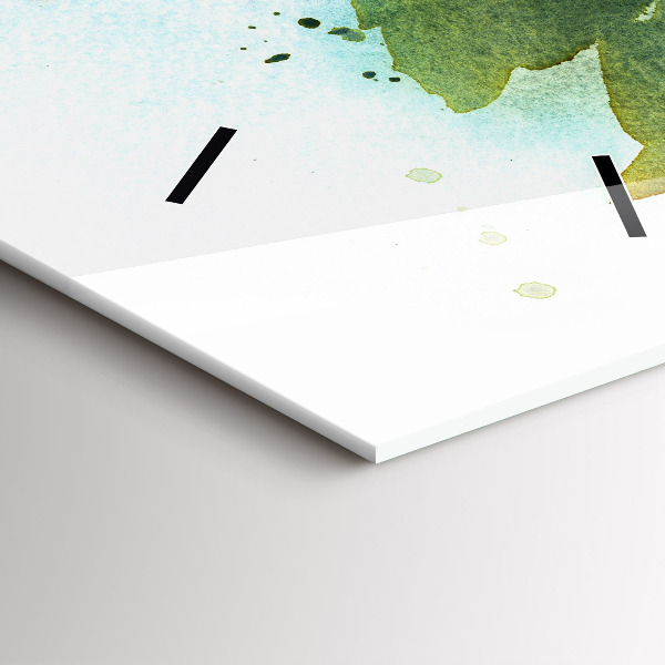 Horloge murale verticale Aquarelle de roses dans un vase