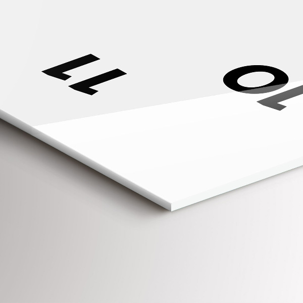 Horloge murale verticale Croquis de la vieille ville de Poznań