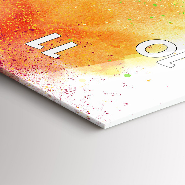 Horloge murale verticale Arc-en-ciel abstrait