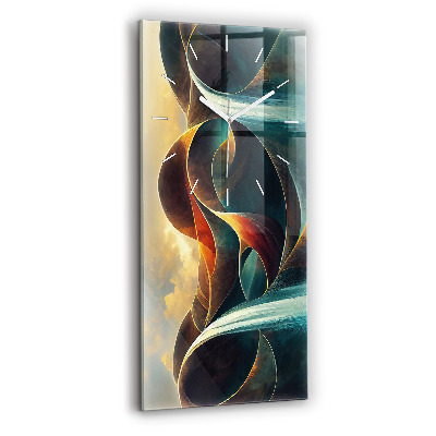 Horloge murale verticale Cascade qui coule