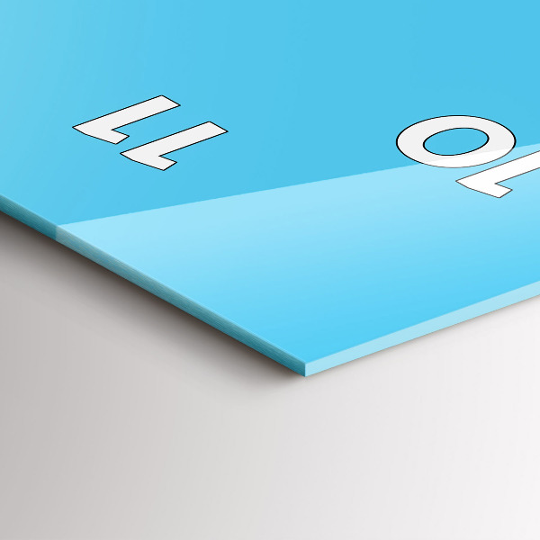 Horloge murale verticale 'Dessin d''ampoule'