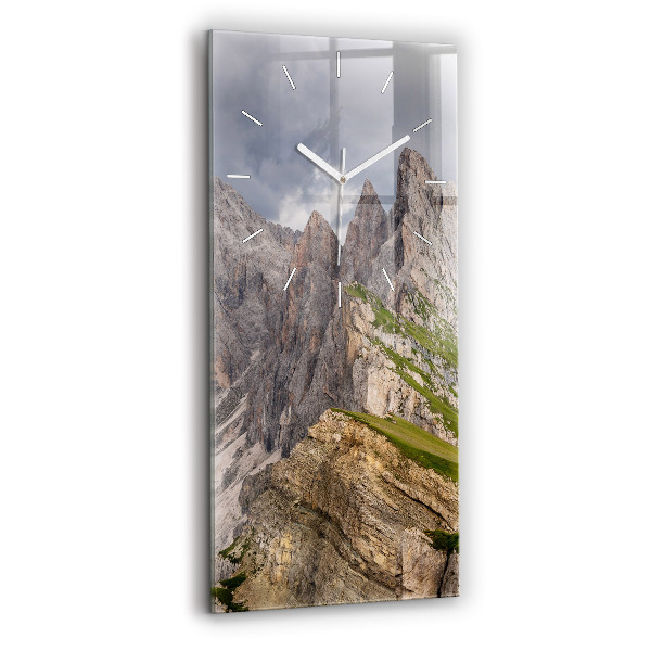 Horloge murale verticale montagnes Rocheuses