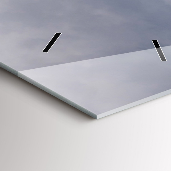 Horloge murale verticale montagnes Rocheuses