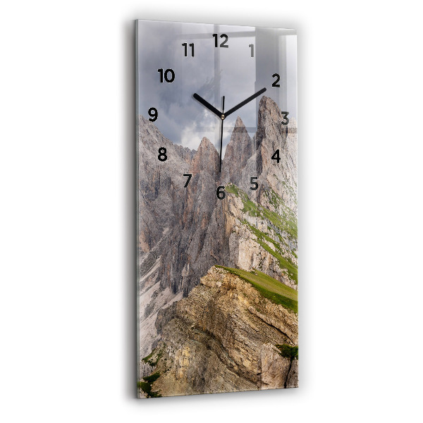 Horloge murale verticale montagnes Rocheuses