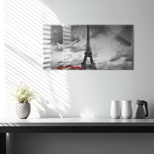 Horloge rectangulaire horizontale Tour Effel Paris