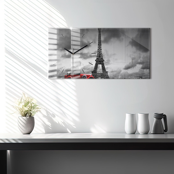 Horloge rectangulaire horizontale Tour Effel Paris