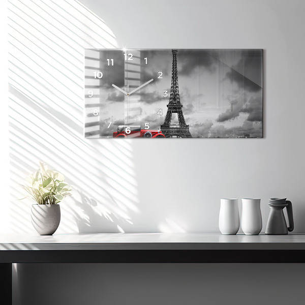 Horloge rectangulaire horizontale Tour Effel Paris