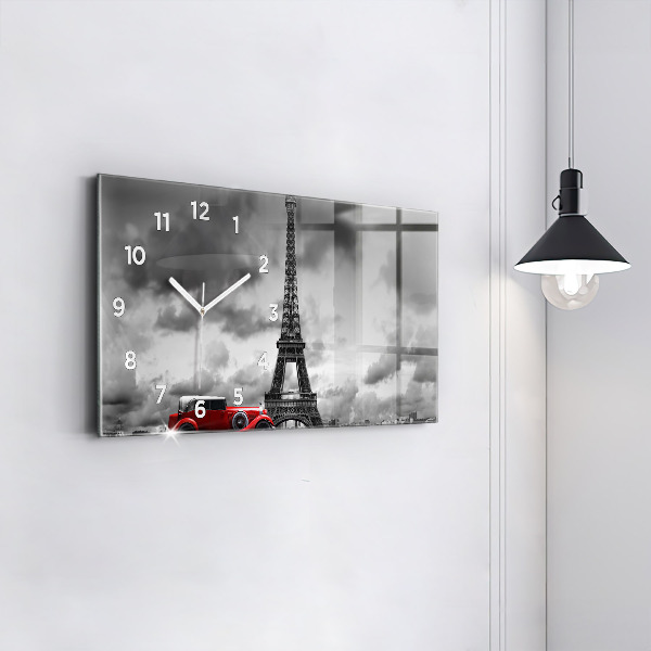 Horloge rectangulaire horizontale Tour Effel Paris