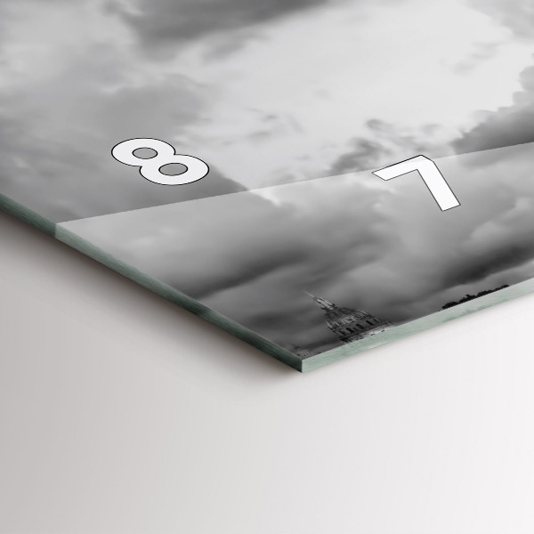 Horloge rectangulaire horizontale Tour Effel Paris