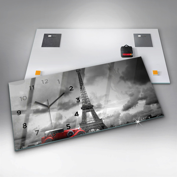 Horloge rectangulaire horizontale Tour Effel Paris