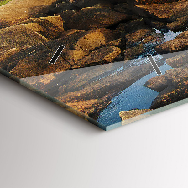 Horloge rectangulaire horizontale 'Phare d''Annisquam'