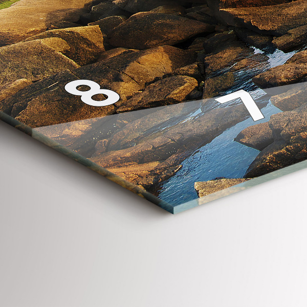 Horloge rectangulaire horizontale 'Phare d''Annisquam'