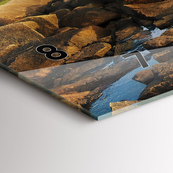 Horloge rectangulaire horizontale 'Phare d''Annisquam'