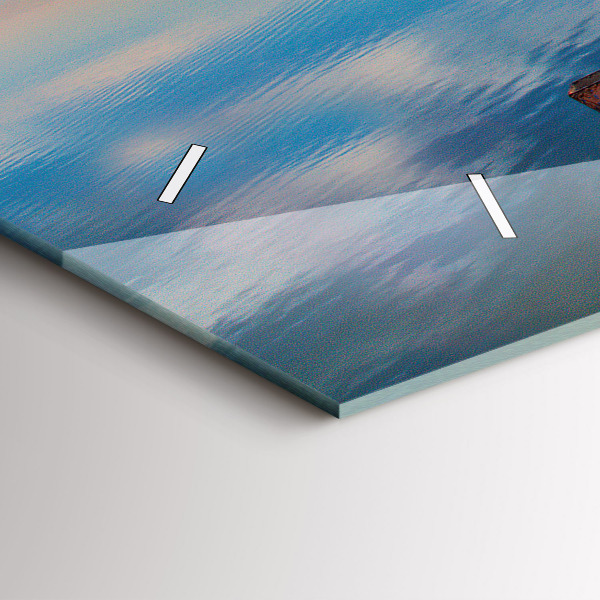 Horloge rectangulaire horizontale Jetée du lac