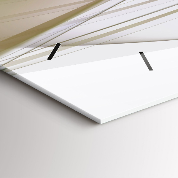 Horloge rectangulaire horizontale Abstraction lumineuse