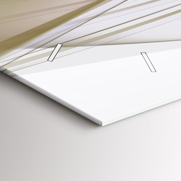 Horloge rectangulaire horizontale Abstraction lumineuse