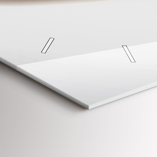 Horloge rectangulaire horizontale Lignes abstraites