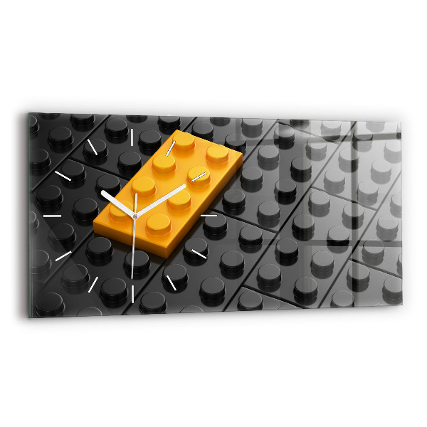 Horloge rectangulaire horizontale Blocs de jouets
