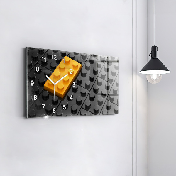 Horloge rectangulaire horizontale Blocs de jouets