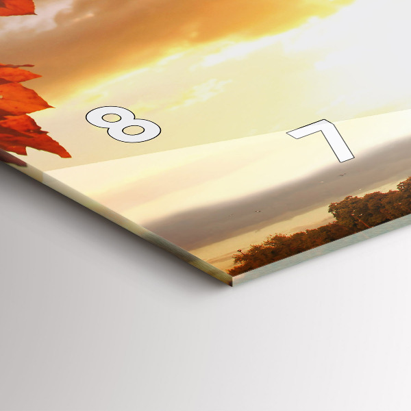 Horloge rectangulaire horizontale Tour Eiffel