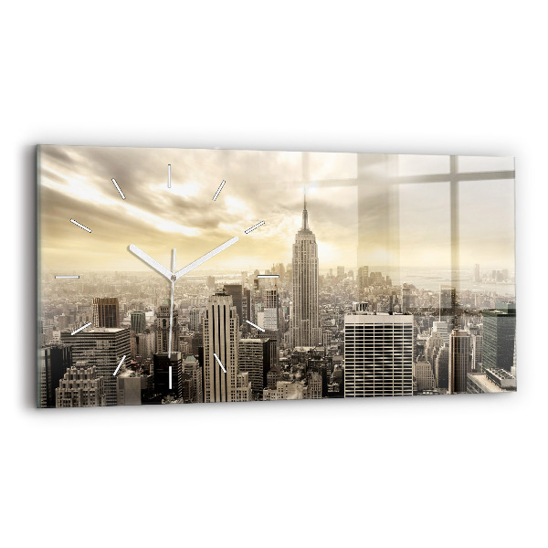 Horloge rectangulaire horizontale Tours de New York
