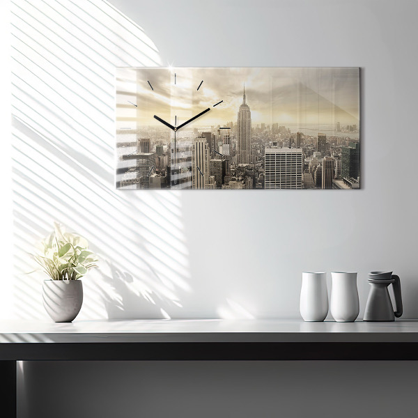 Horloge rectangulaire horizontale Tours de New York