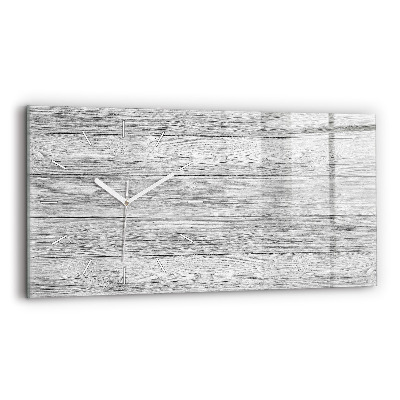 Horloge rectangulaire horizontale Panneaux en bois