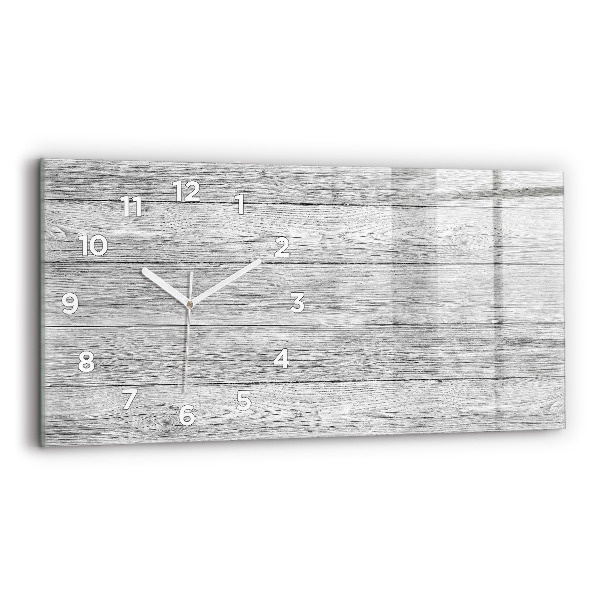 Horloge rectangulaire horizontale Panneaux en bois