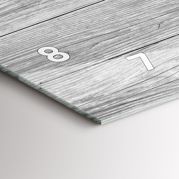 Horloge rectangulaire horizontale Panneaux en bois