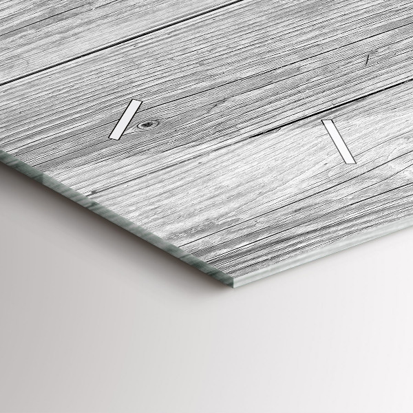 Horloge rectangulaire horizontale Panneaux en bois