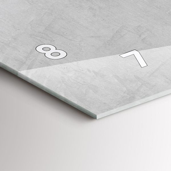 Horloge murale horizontale Mur de pierre