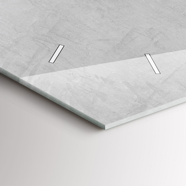 Horloge murale horizontale Mur de pierre