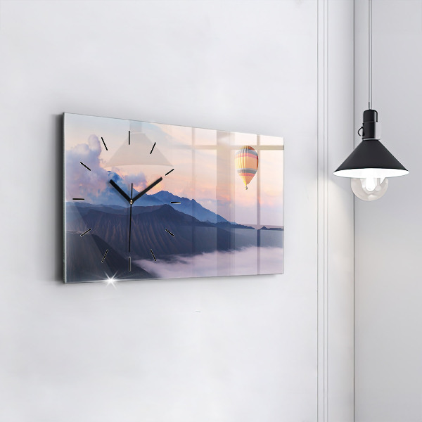 Horloge rectangulaire horizontale Beau paysage