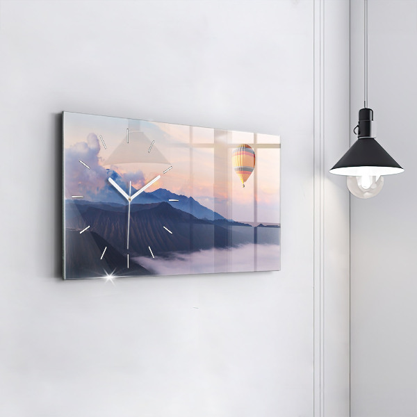 Horloge rectangulaire horizontale Beau paysage